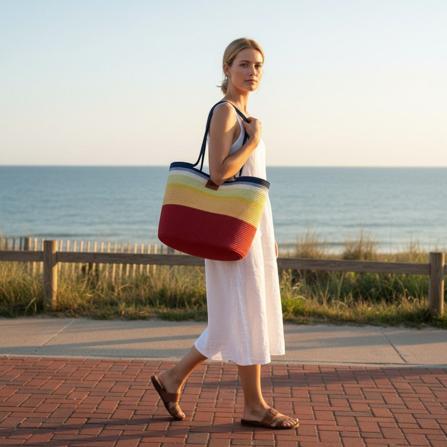 Calliope Tote w/ Rope Straps