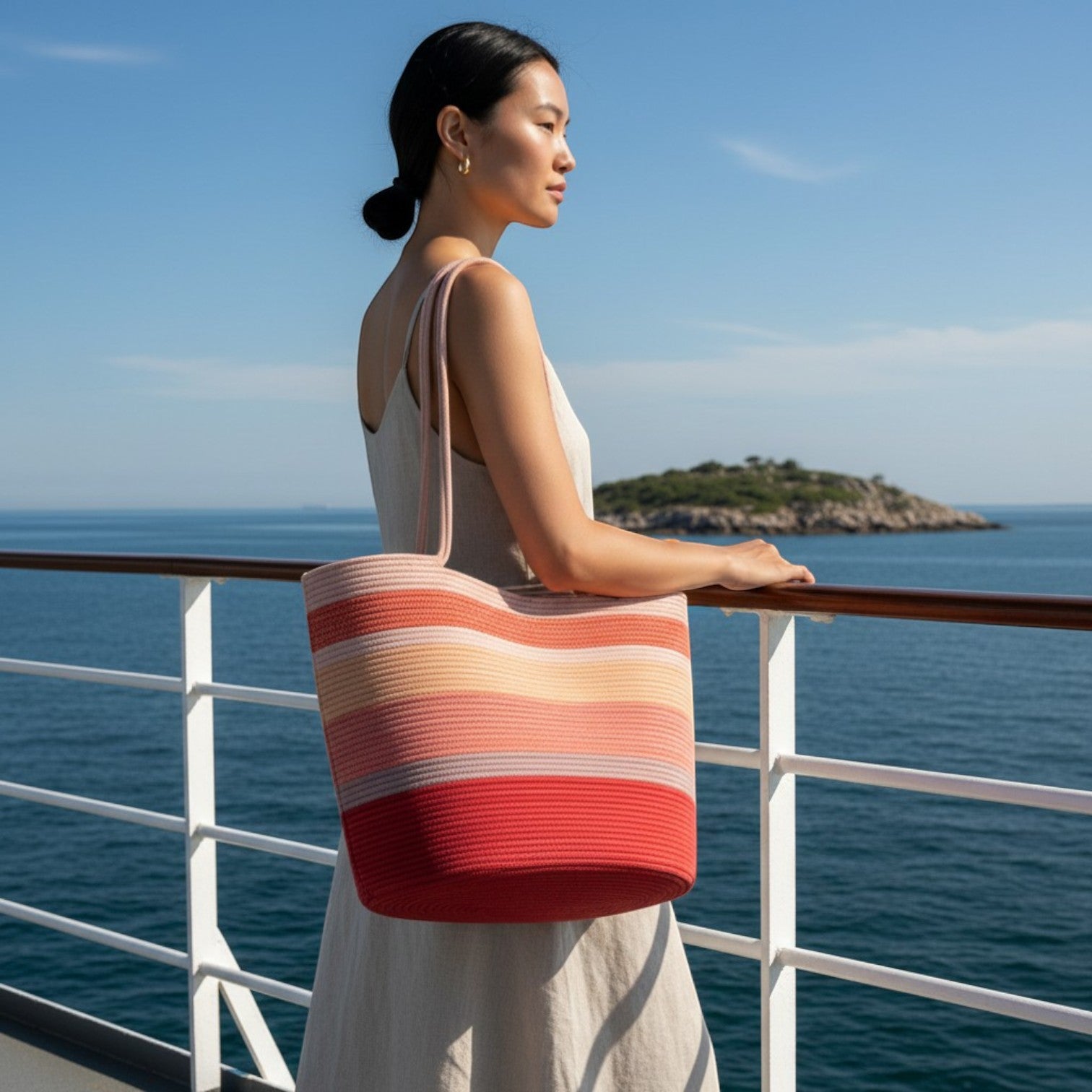 Calliope Tote w/ Rope Straps