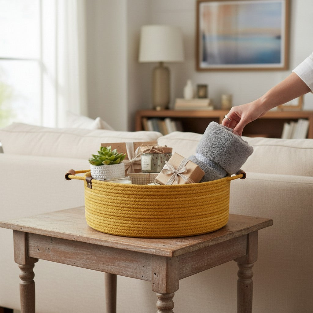 Zinnia Tray w/ Wood Handles