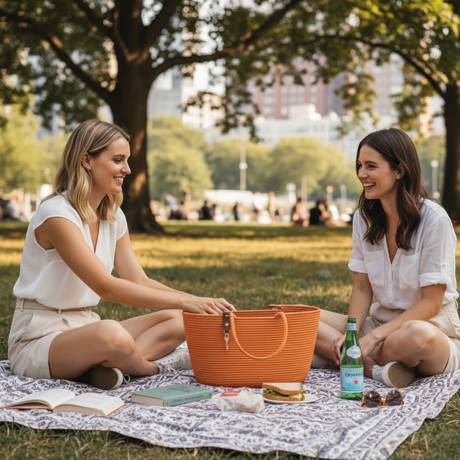a cute picnic basket