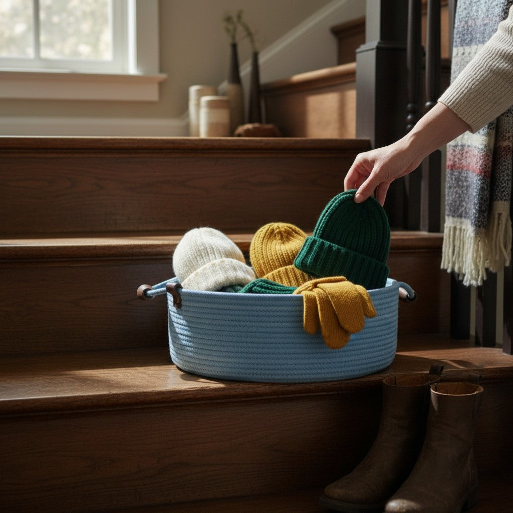 Zinnia Tray w/ Wood Handles